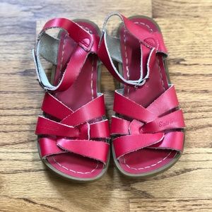 Salt Water Sandals by Hoy, red, kids 13
